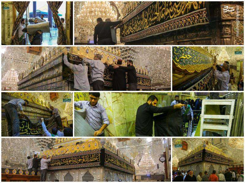 عکس حرم شریفین کاظمین سیاه پوش شد جهان نيوز