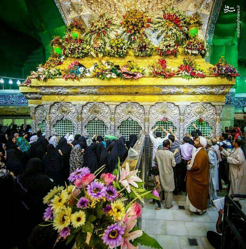 عکس حرم امام حسین ع در روز میلاد پسرشان جهان نيوز