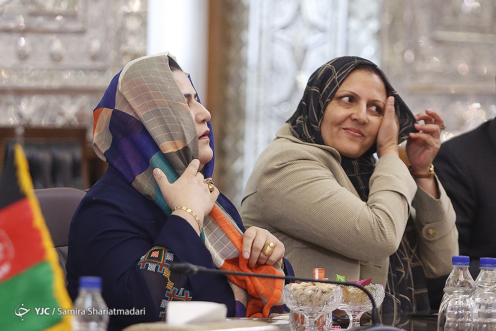 عکس حجاب زنان افغان در دیدار با لاریجانی جهان نيوز
