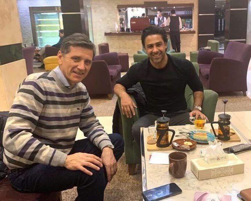 عکس دستیار جدید فرهاد مجیدی جهان نيوز