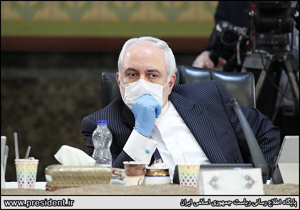 عکس تیپ ظریف با ماسک و دستکش جهان نيوز