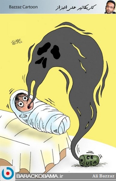 واکنش تصویری به قتل نوزاد 5 ماهه بحرینی