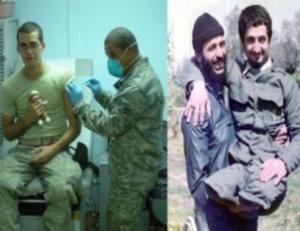 عكس/ تفاوت سرباز آمریكایی و ایرانی