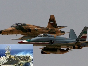 شلیک جنگنده‌های ایران به پهپاد آمریکایی