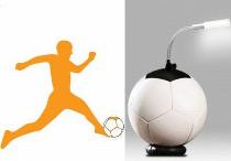 توپ فوتبالی که هنگام بازی نور تولید می‌کند