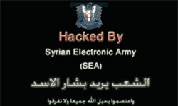 حمله ارتش الکترونیک سوریه به اسرائیل