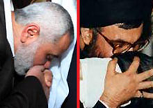 تفاوت بوسه‌های دو رهبر عربی +عکس