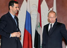 پیام مهم پوتین به بشار اسد درباره حمله به سوریه