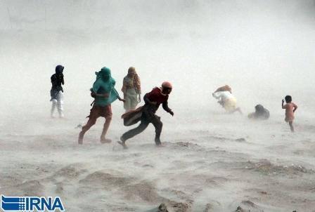 طوفان در لاهور پاکستان.