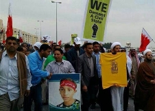 تظاهرات گسترده مردم بحرین +تصاویر
