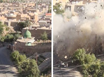انفجار و تخریب قبرها و حسینیه‌های «نینوا» توسط داعش +عکس