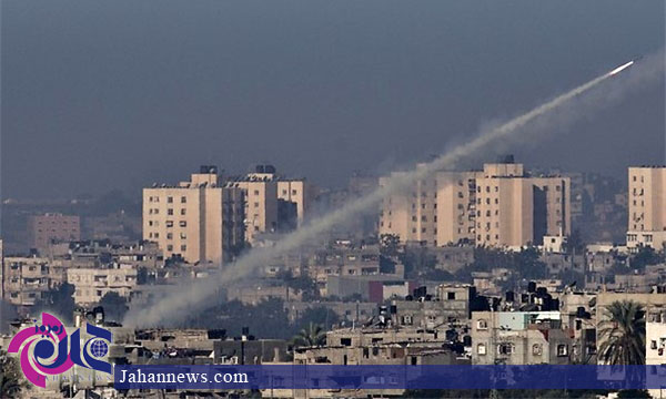 شلیک موشک های مقاومت از غزه