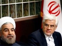 دیدار انتخاباتی عارف و روحانی/ 