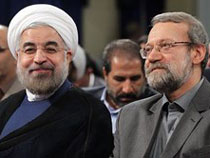 روحانی: تا زمانی که طرف مقابل به تعهدات پایبند باشد، ایران بر سر تعهد می‌ماند/ لاریجانی: توافق را نقض کنند، مقابله به مثل می‌کنیم