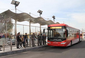 نقشه‌های بریل در اتوبوس‌های BRT