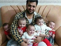 صحت و سقم شهادت پدر ۵ قلوها در سوریه+عکس