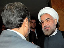 نياز احمدی نژاد به روحانی و روحانی به احمدی نژاد!