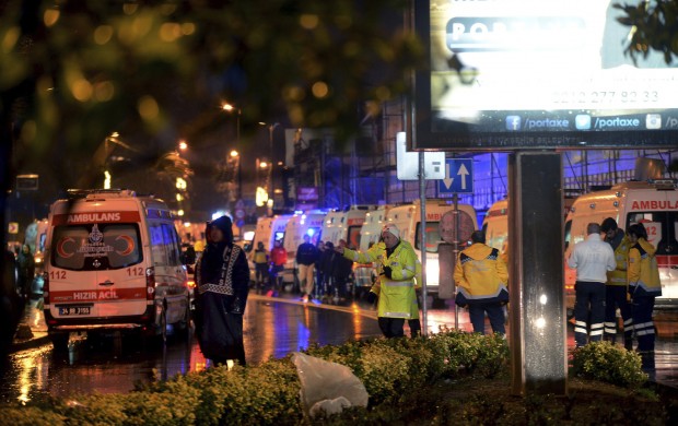 حمله مسلحانه به باشگاه شبانه در استانبول