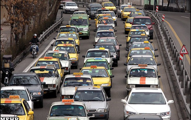 ترافیک سنگین در محور کرج به تهران