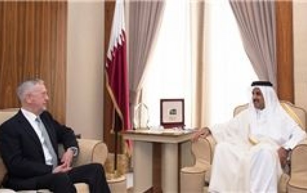در دیدار وزیر دفاع آمریکا با امیر قطر چه گذشت؟
