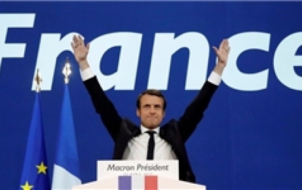 «امانوئل ماکرون» رئیس‌جمهور جدید فرانسه شد