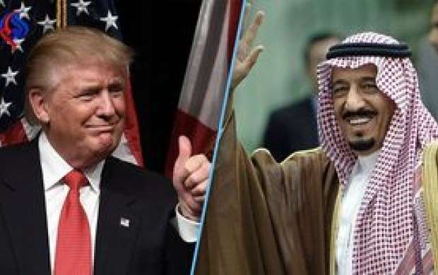 عالی‌ترین نشان عربستان، بر گردن ترامپ