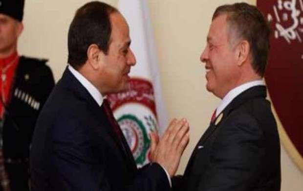گفتگوی تلفنی عبدالله دوم و رئیس جمهور مصر