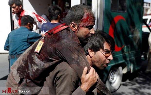 لحظه وقوع انفجار مهیب در کابل