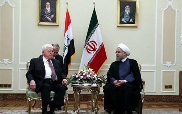 رئیس‌جمهور عراق با روحانی دیدار کرد + تصاویر