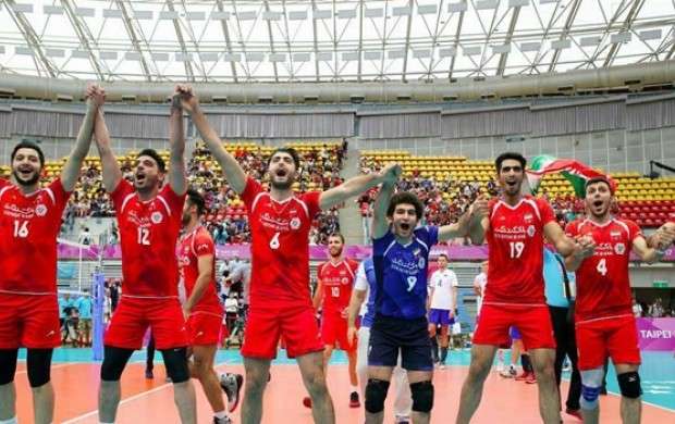 قهرمانی تیم والیبال دانشجویان ایران با غلبه بر روسیه/بلندقامتان ایران مدال طلای جهانی را صید کردند