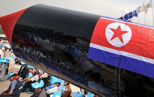 تصاویرجدیدمنتشرشده از پرتاب موشک در کره شمالی