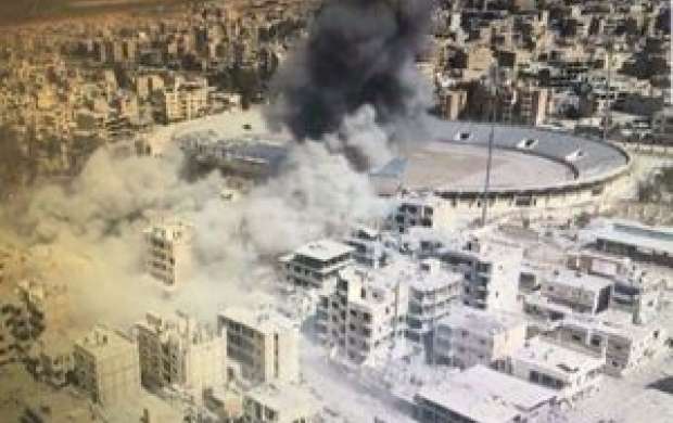 حمله هوایی آمریکا به منازل مسکونی در رقه