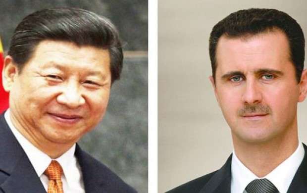 پیام تبریک بشار اسد به رئیس جمهور چین