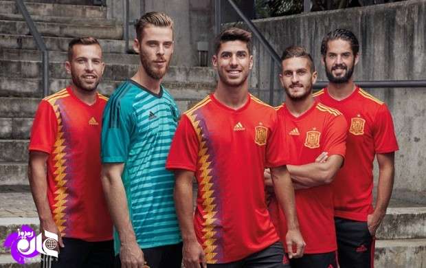 لباس جدید تیم ملی اسپانیا جنجال ساز شد