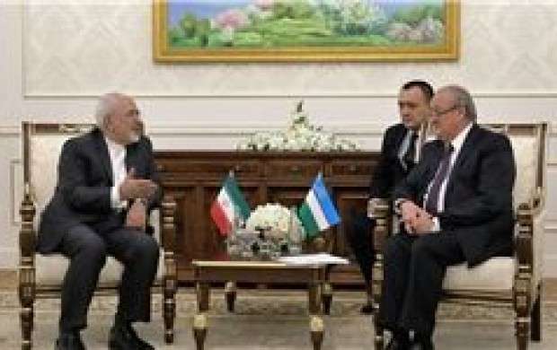 ظریف ووزیر خارجه ازبکستان بر سر نقشه توافق کردند