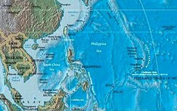 سقوط جنگنده آمریکایی در دریای فیلیپین