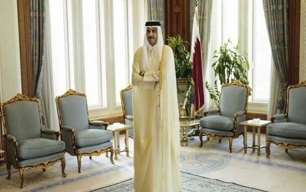 امیر قطر وارد کویت شد