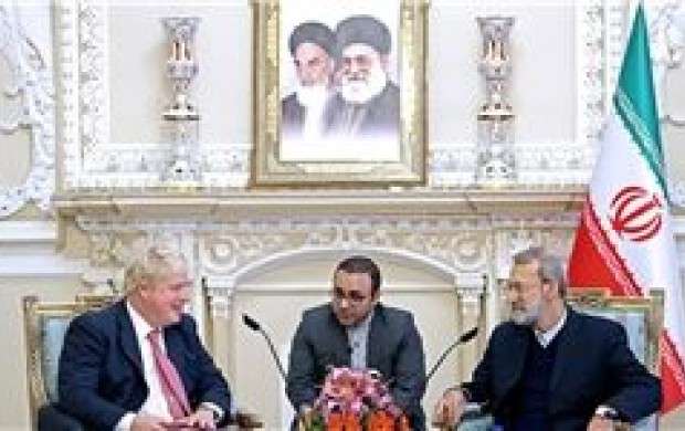 انتقاد لاریجانی از عدم همکاری انگلیس با ایران