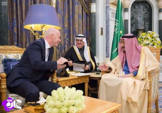 سفر رئیس فیفا به عربستان/ اینفانتینو از لبخند به ایران تا آغوش سعودی‌ها