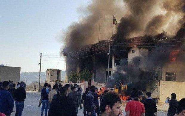 حمله مردم سلیمانیه به دفاتر حزب بارزانی