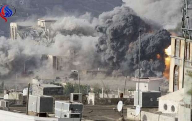 حمله گسترده جنگنده های سعودی به صنعا