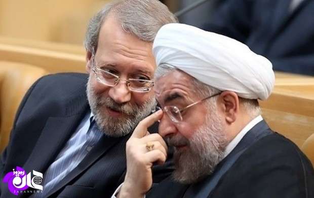"لاریجانی" مانع سوال مجلس از "روحانی" است