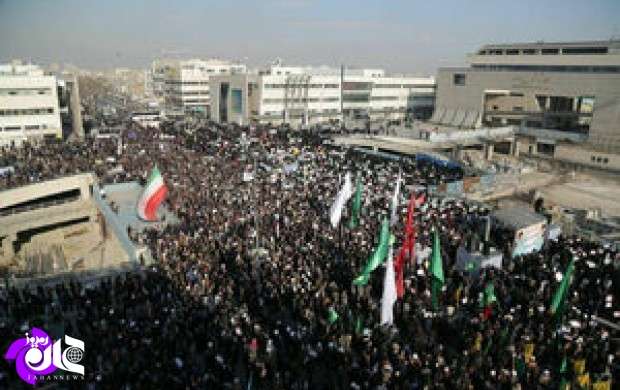 تظاهرات مردم مشهد در محکومیت آشوبگران