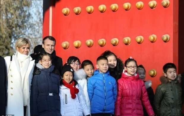 ​دیدار رهبران فرانسه و چین در پکن