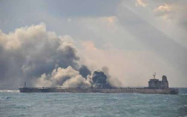 انفجار در نفتکش ایرانی