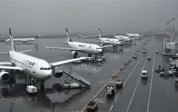 عملکرد نه چندان مطلوب پروازها در فرودگاه مهرآباد