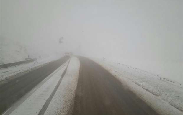 بارش برف استان مازندران را سفیدپوش کرد