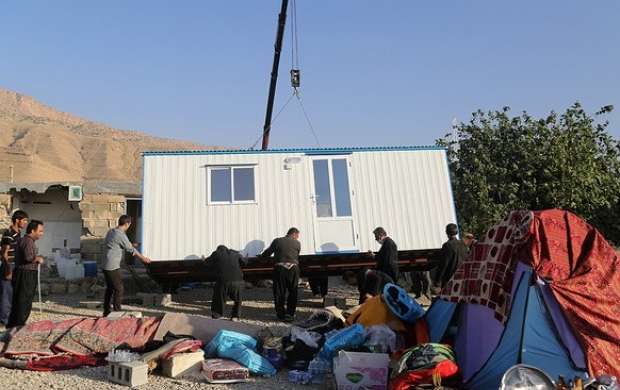 توزیع ۳۰۰ کانکس در مناطق زلزله‌زده کرمان