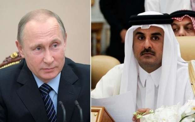 دعوت پوتین از امیر قطر برای سفر به مسکو