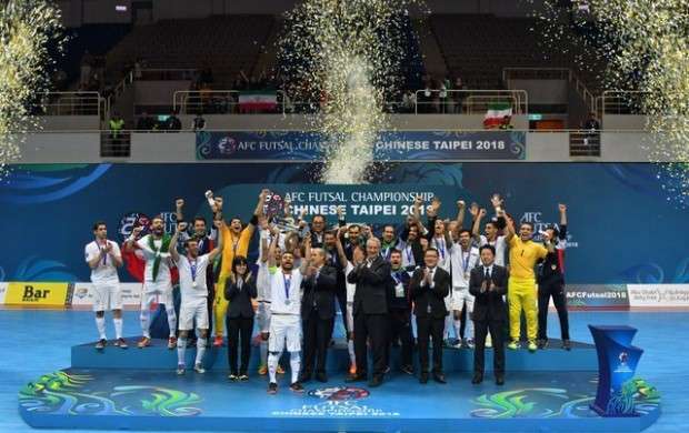 تبریک شیخ سلمان برای قهرمانی فوتسال ایران